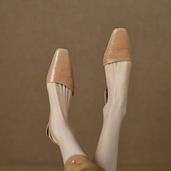 Norah Nude Slingback Pumps Newgew