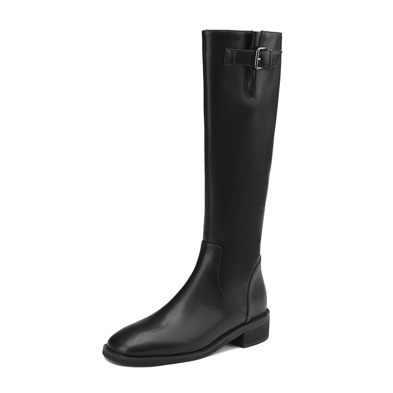 Nahla Brown Knee High Boots for Women newgew