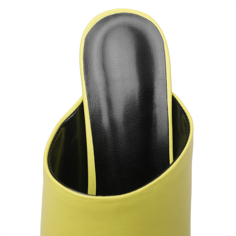 Eliana Platform High Block Heel Mules NEW GEW