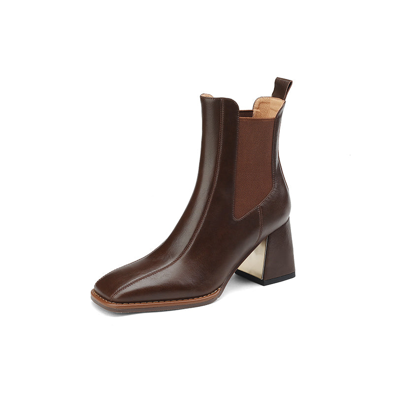 Ivory Slip on Boots Women newgew