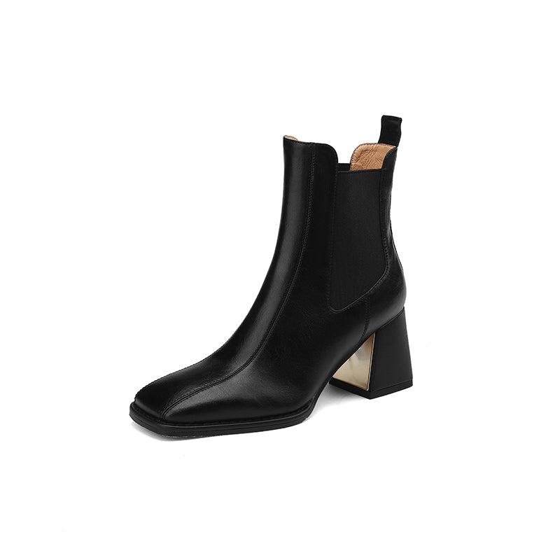 Ivory Slip on Boots Women newgew