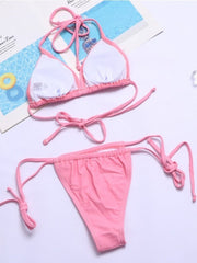 And Wacky Necktie Bikini Swimsuit