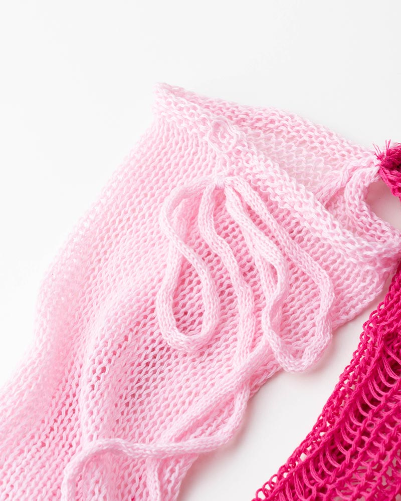 Gooseberry Picker Knit Halter with Sleeves